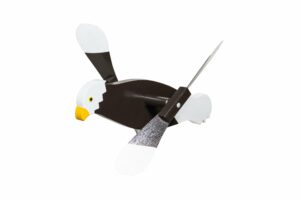 Hand crafted Bald Eagle Whirlybird Yard ornament